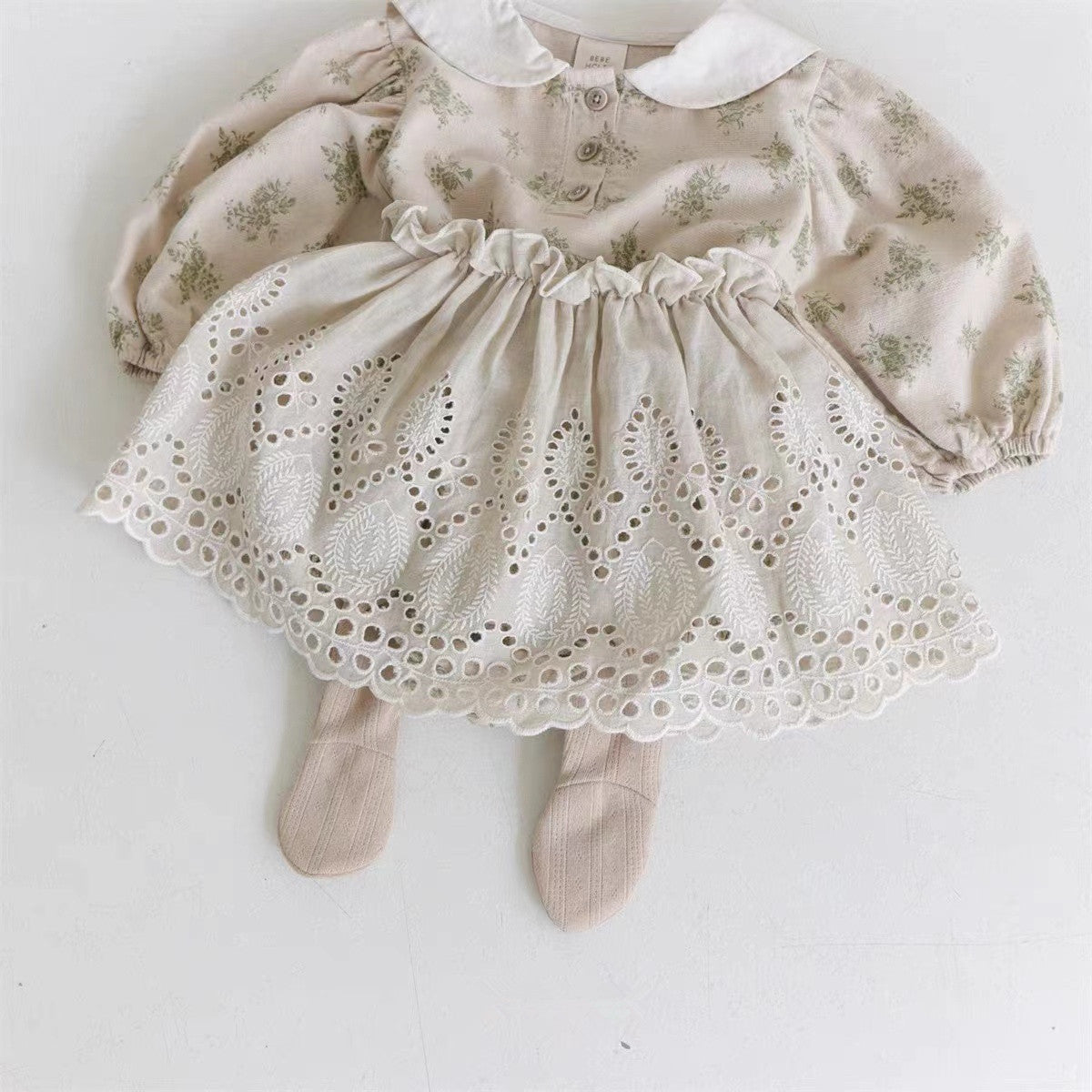 Boho Didot Lace skirt made of cotton