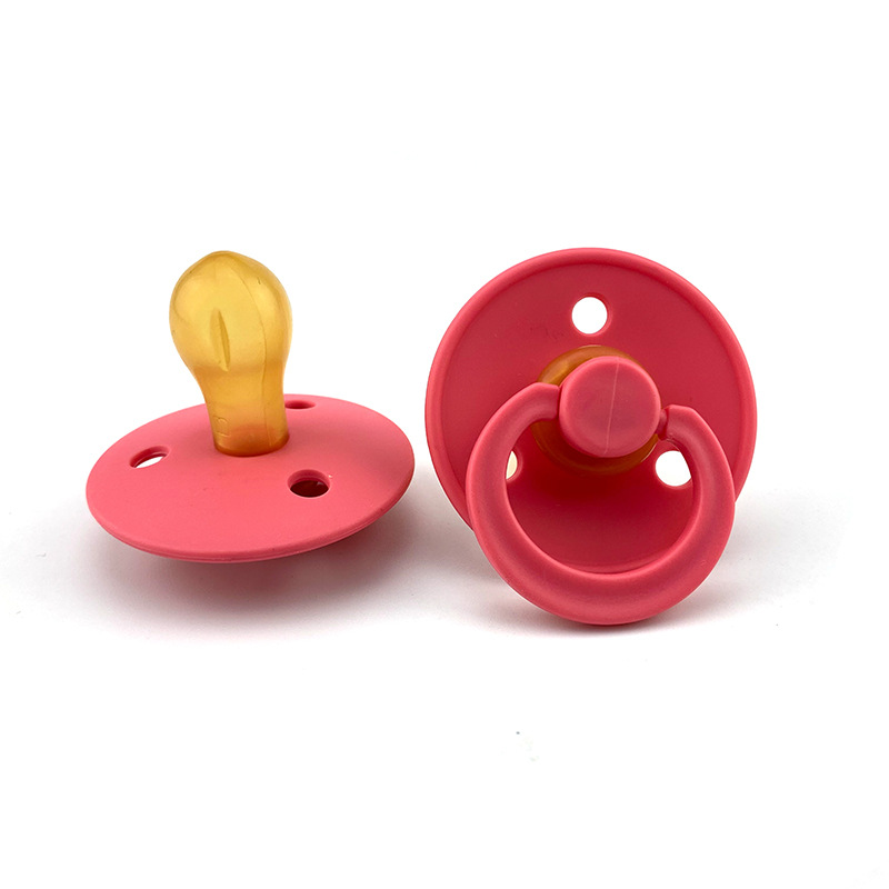 Natural latex pacifier