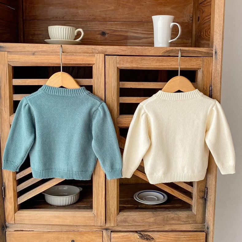 Flower Gebreide Cardigan