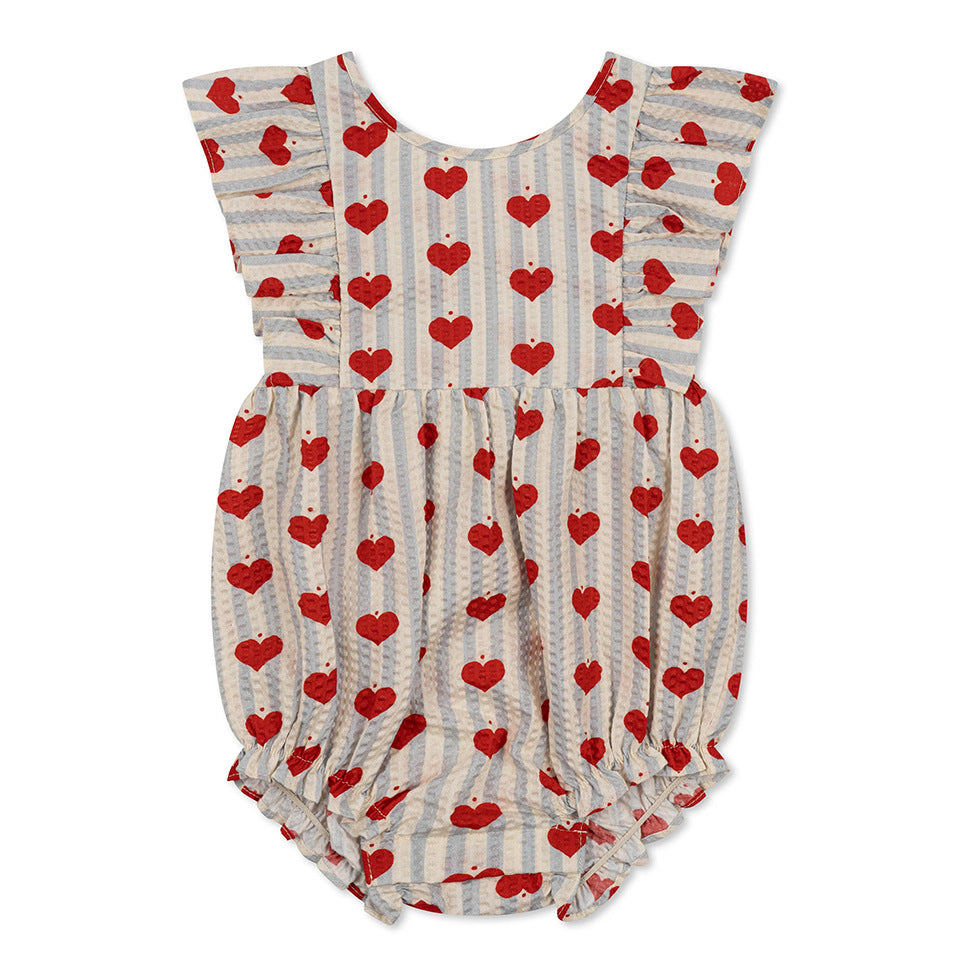 romper met hartjes print