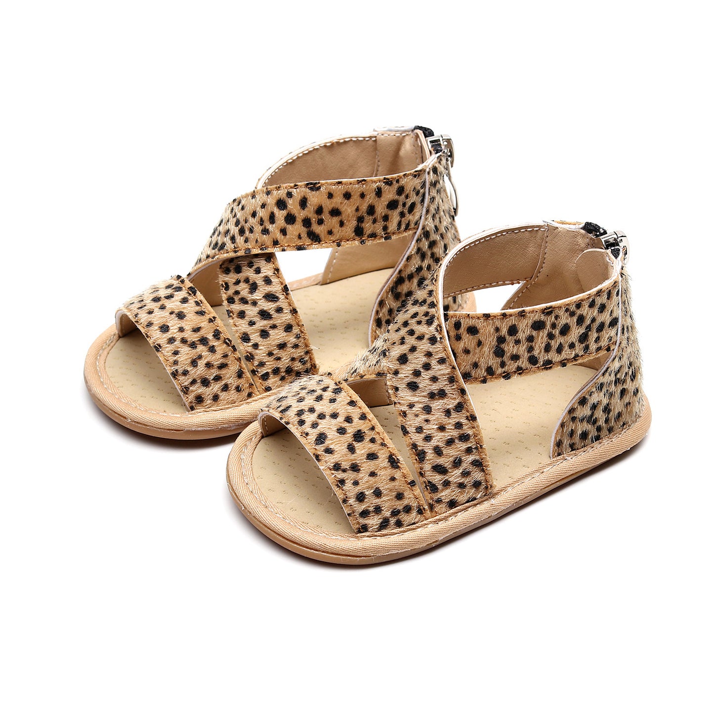 Noor Baby Sandals Leopard