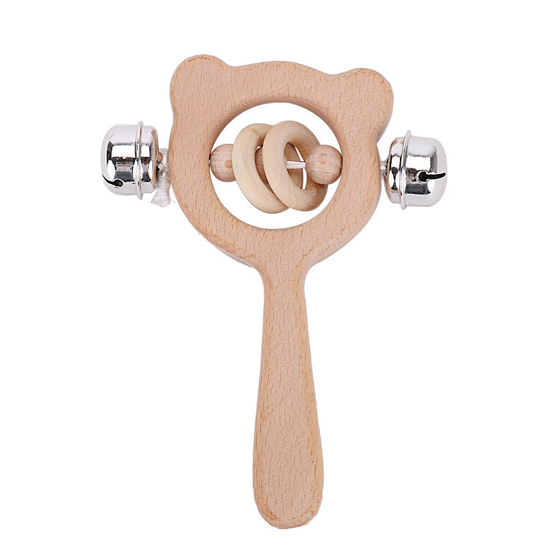 Beukenhouten Rammelaar Montessori Stijl Comme deux Enfants