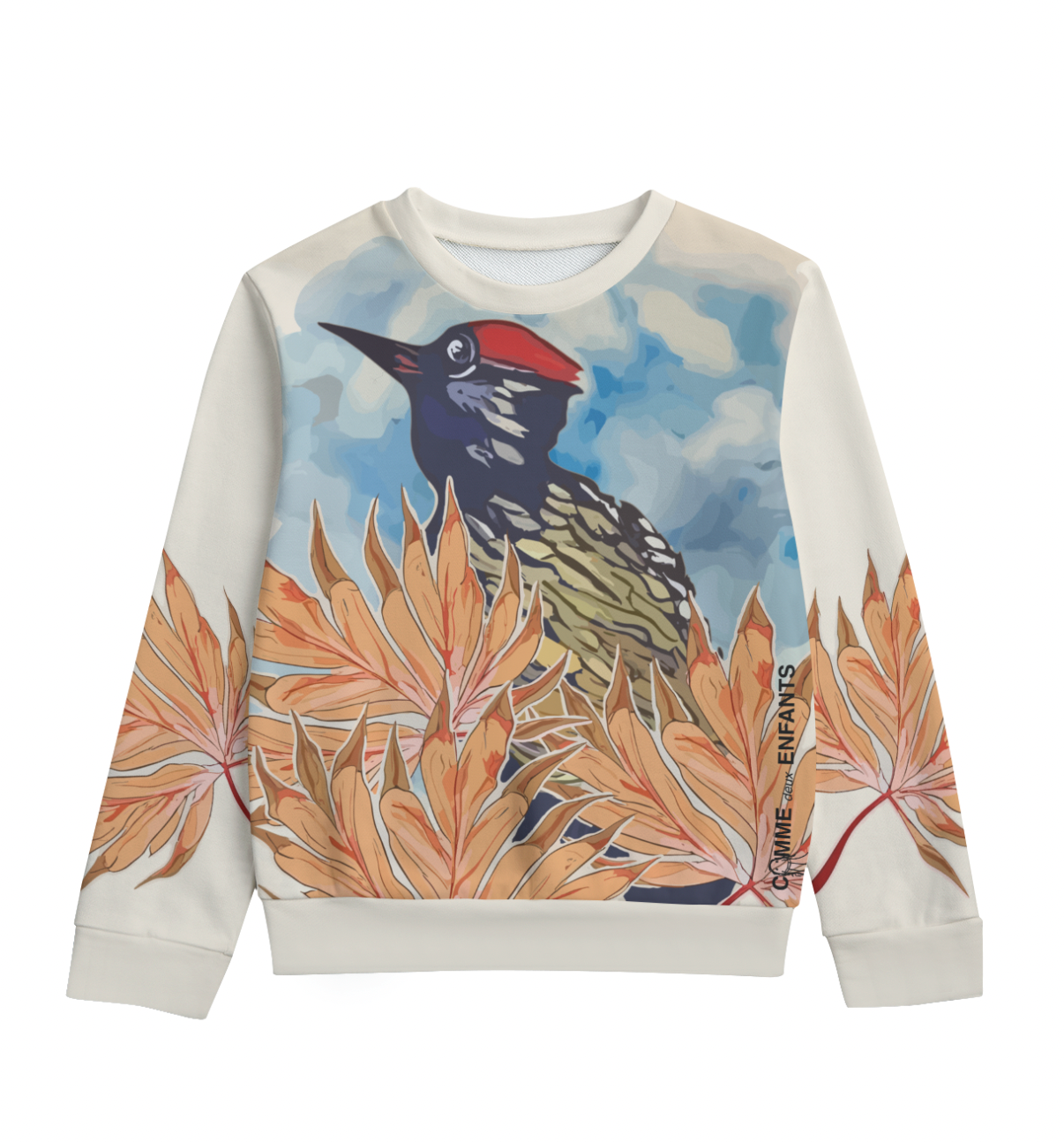 Comme Exclusive Organic Sweater Woodpecker Comme deux Enfants