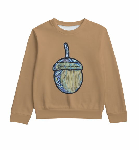 Comme exclusive Organic Sweater Acorn Nut Comme deux Enfants