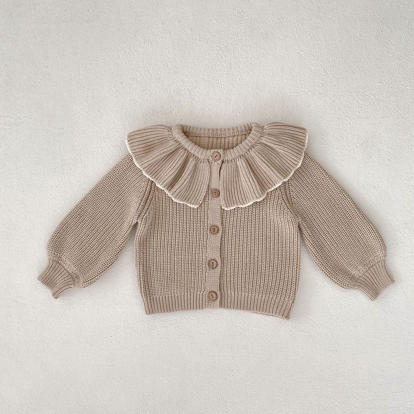 Gebreide Cardigan met Kraagje Comme deux Enfants
