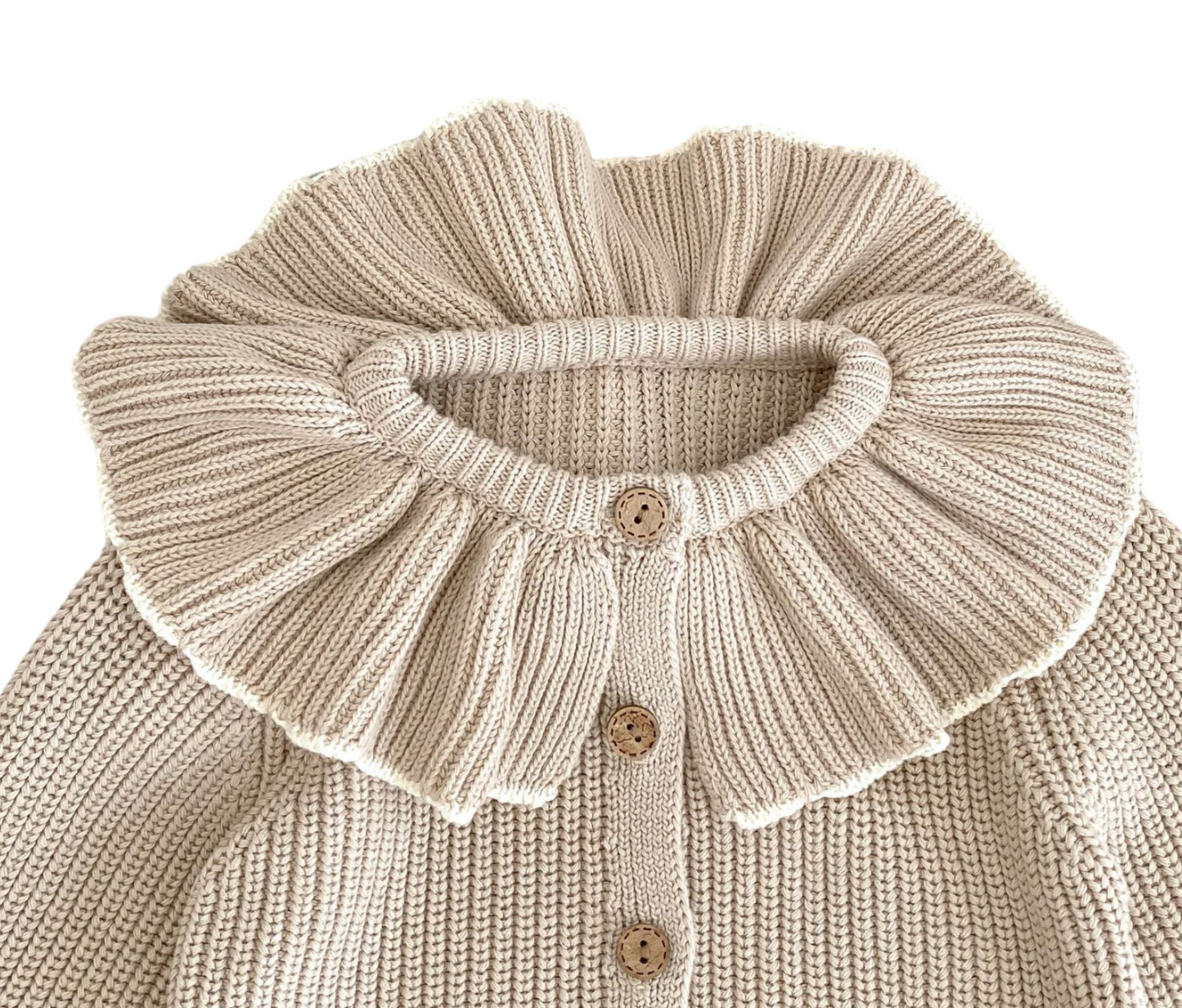 Gebreide Cardigan met Kraagje Comme deux Enfants