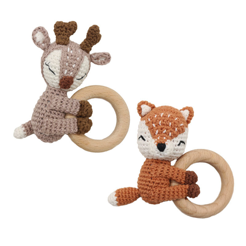 Gehaakte Bijt Ring voor baby's Comme deux Enfants