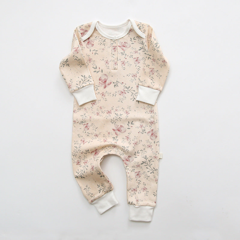 Greens Rompertje met All Over Print Comme deux Enfants