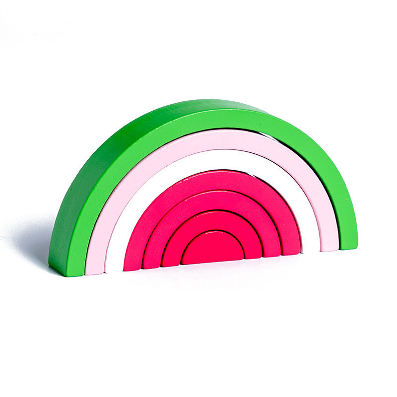 Houten Montessori Regenboog Comme deux Enfants