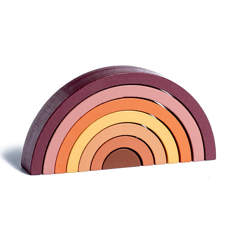 Houten Montessori Regenboog Comme deux Enfants