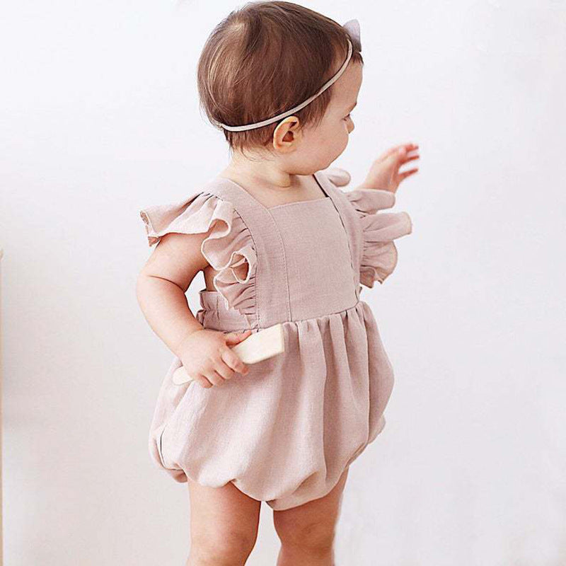 Lilo linen romper Rushes