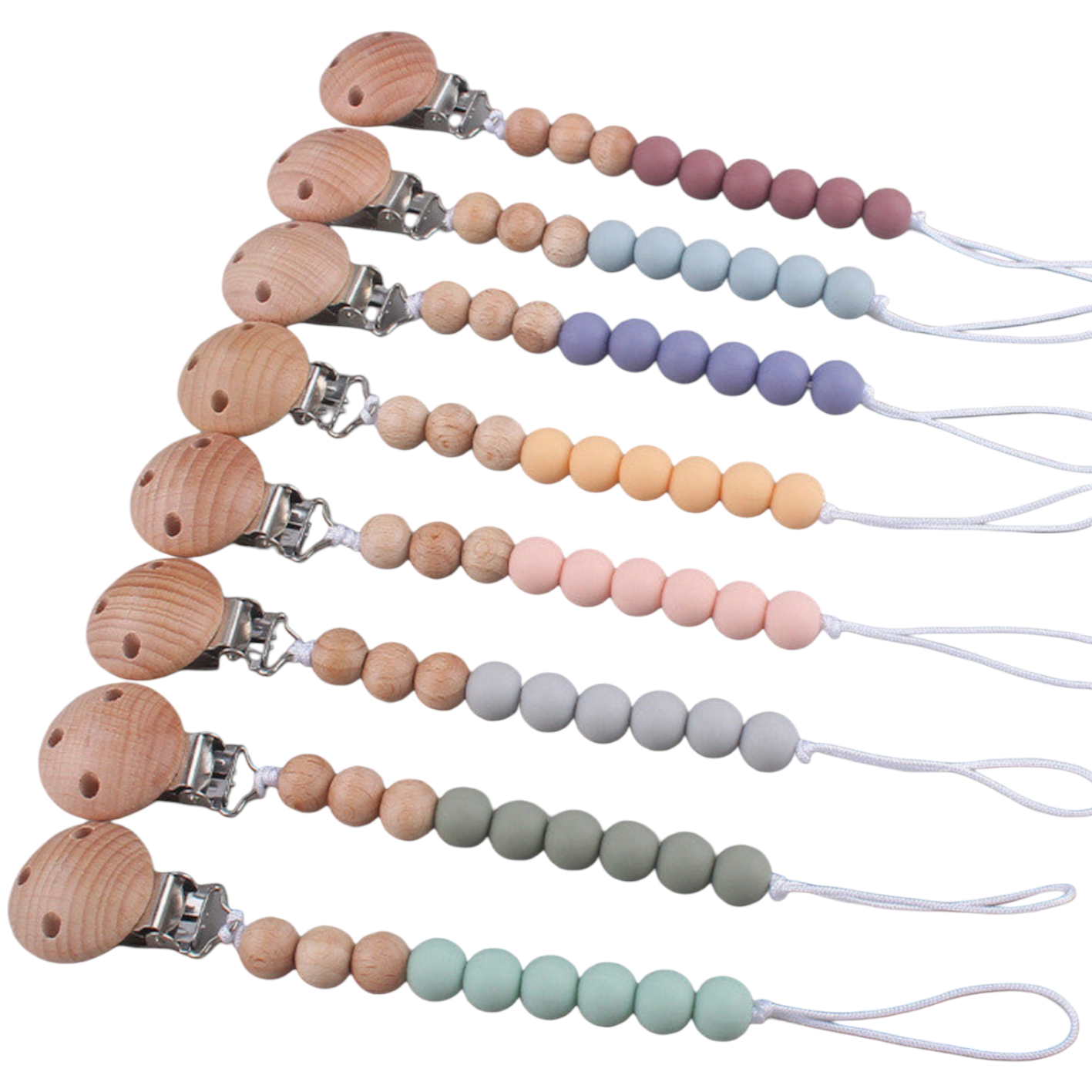 Pastoe Speenkoord In pastel tinten. Comme deux Enfants