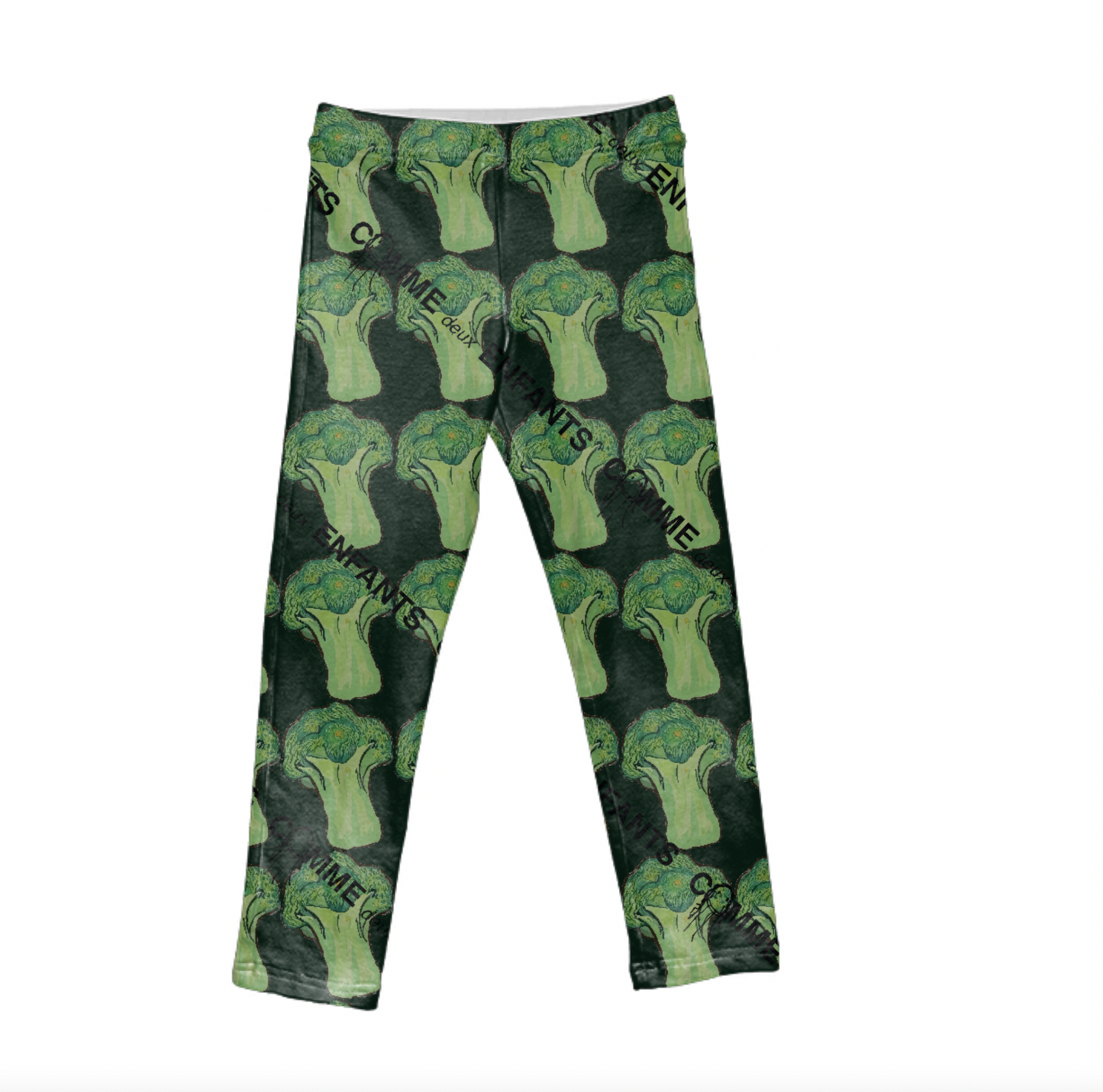 Comme Exclusive Organic broccoli leggings