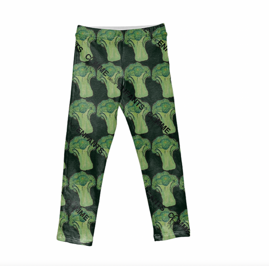 Comme Exclusive Organic broccoli leggings