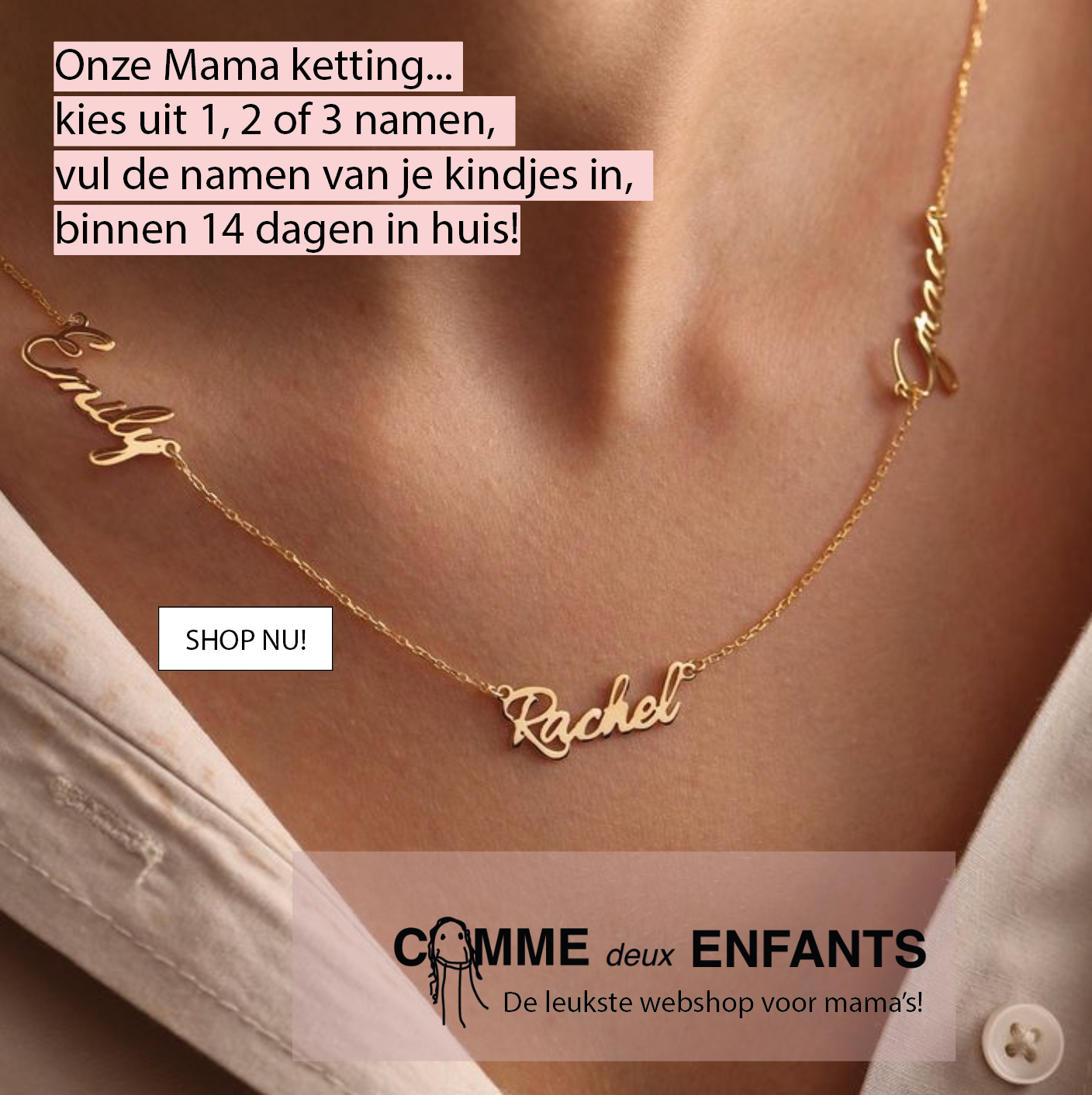 Boho Didot Mama Ketting