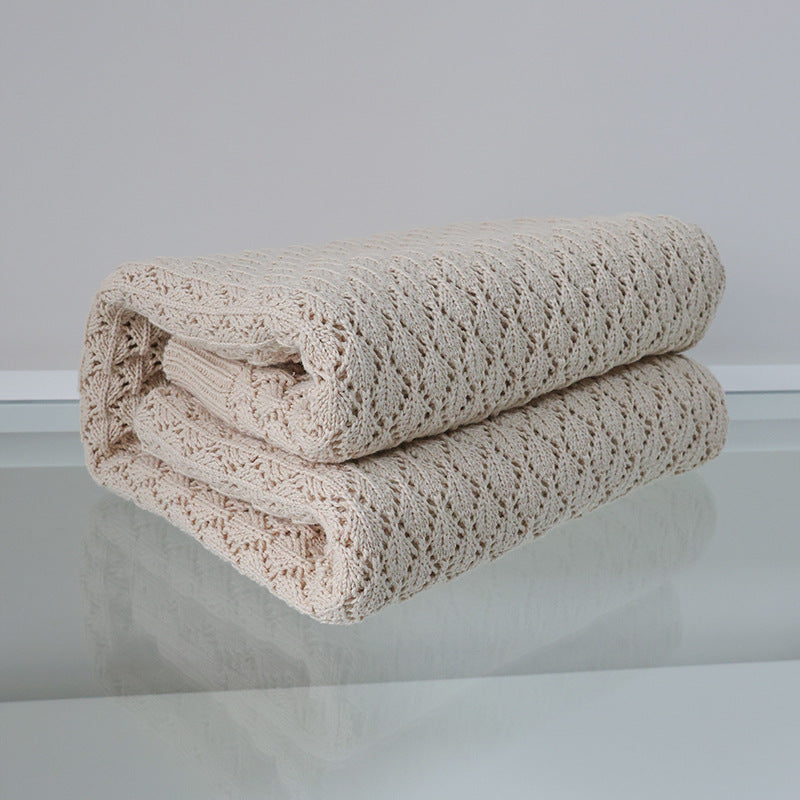 Milou Ajour knitted baby blanket