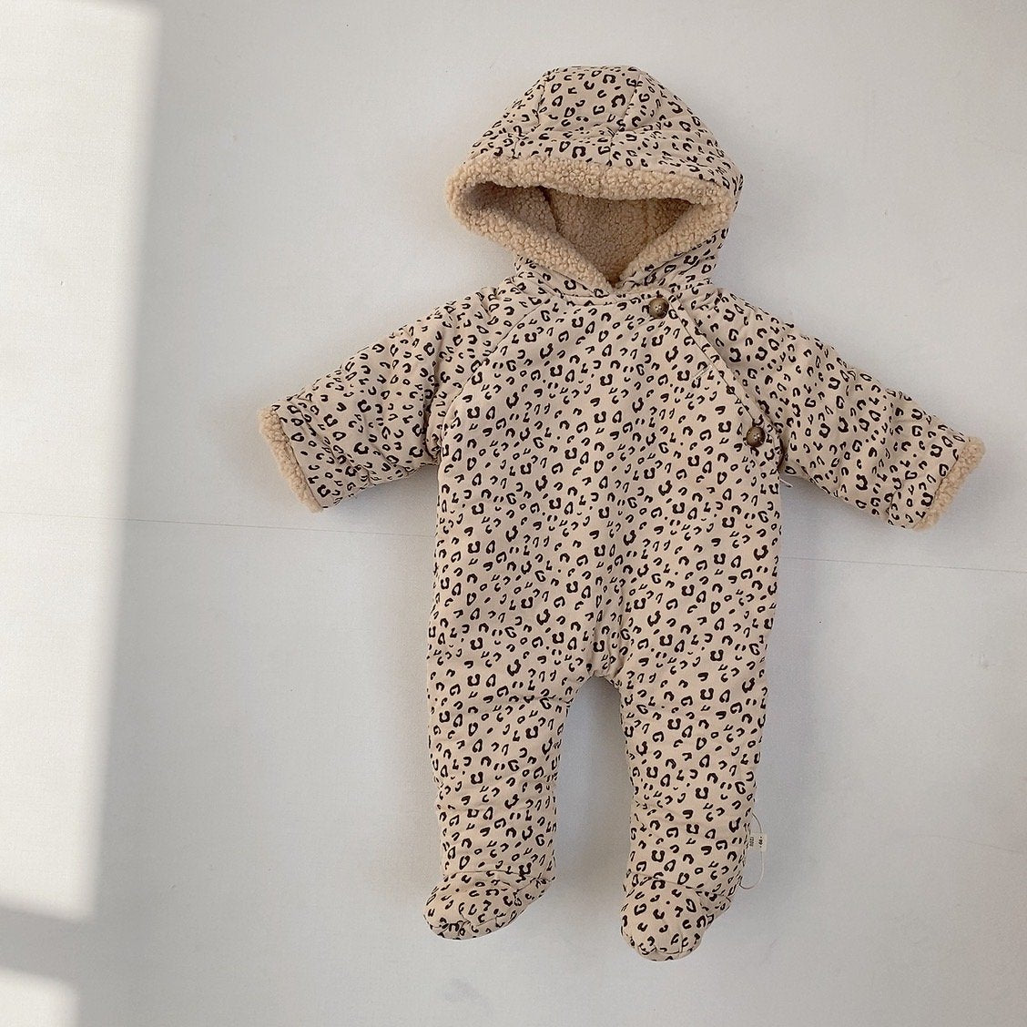 Luipaard Print Baby Winterpak Comme deux Enfants