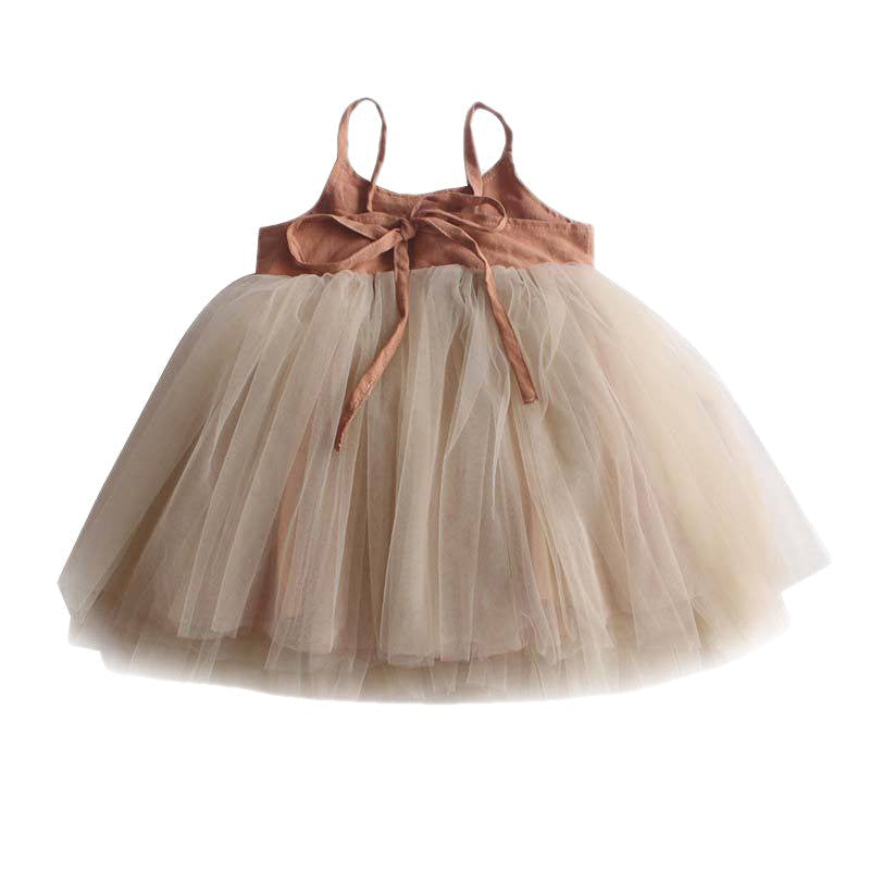 Petticoat jurk Oker Comme deux Enfants